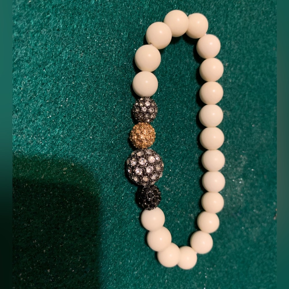 White bracelet from stella and dot
